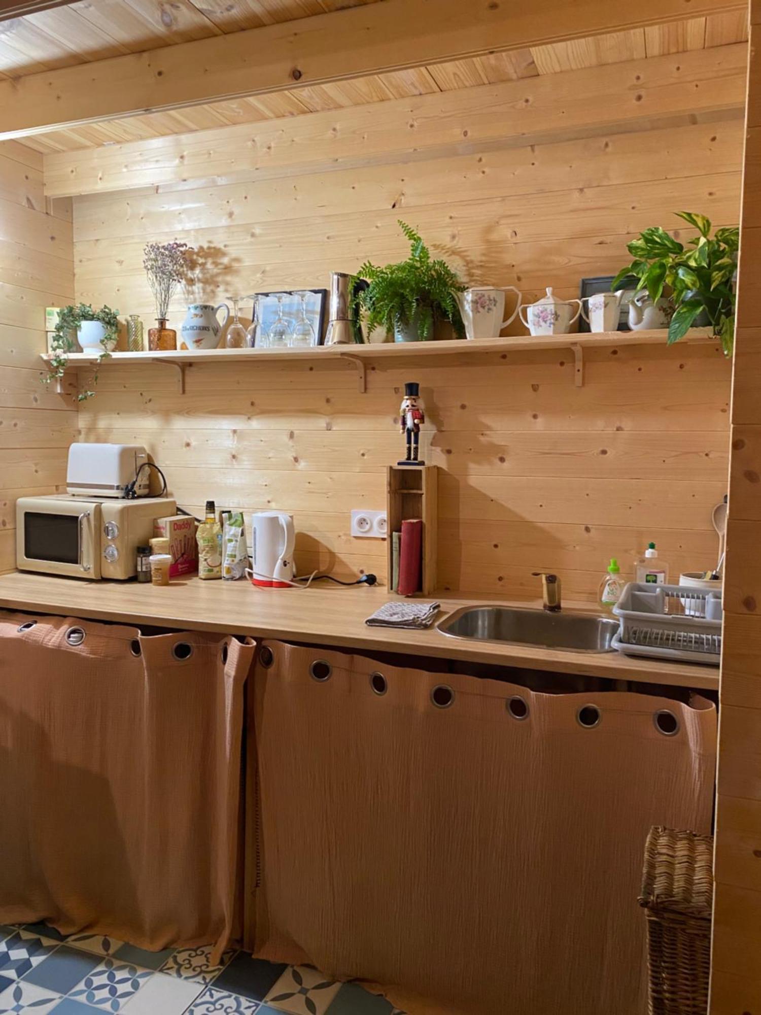 Maison En Bois 1 Chambre 4 Couchages Type Tiny House グランビル エクステリア 写真